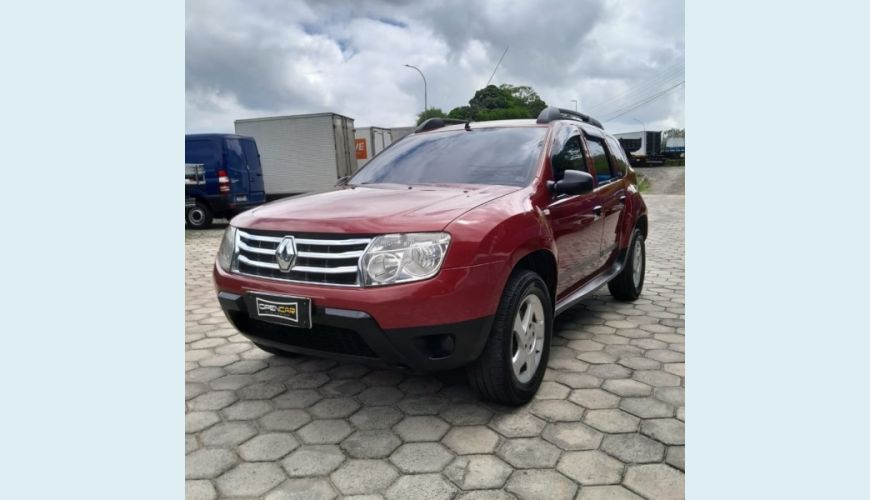 RENAULT DUSTER EXPRESSION 1.6 FLEX MANUAL 4P - VERMELHO - 2013 Foto 3 (Grande)