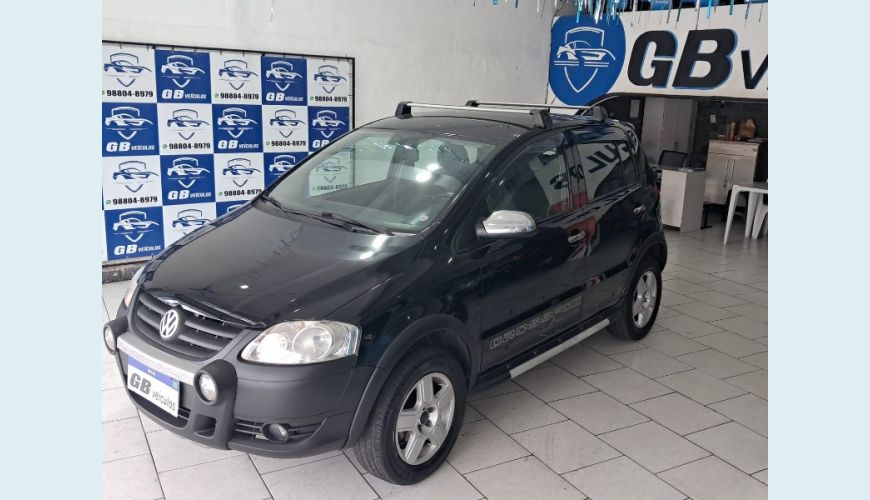 VOLKSWAGEN CROSSFOX 1.6 8V FLEX MANUAL 4P - PRETO - 2008 Foto 3 (Grande)