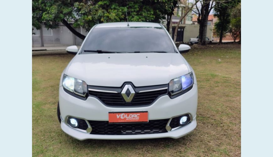 RENAULT RENAULT SANDERO FLEX MANUAL 4P - BRANCO - 2015 Foto 3 (Grande)