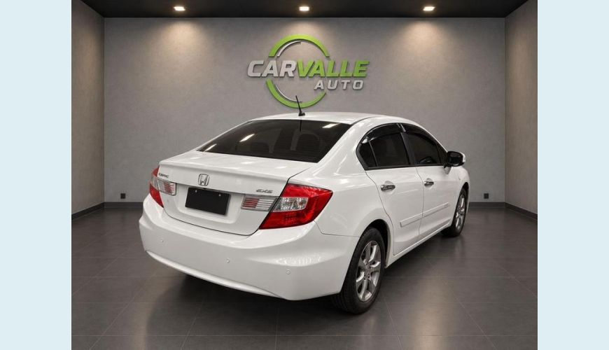 HONDA HONDA CIVIC SEDAN EXS 1.8 FLEX 16V AUT. 4P - BRANCO - 2012 Foto 3 (Grande)