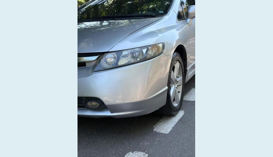 HONDA CIVIC LXS - PRATA - 2007 Foto 3 (Grande)