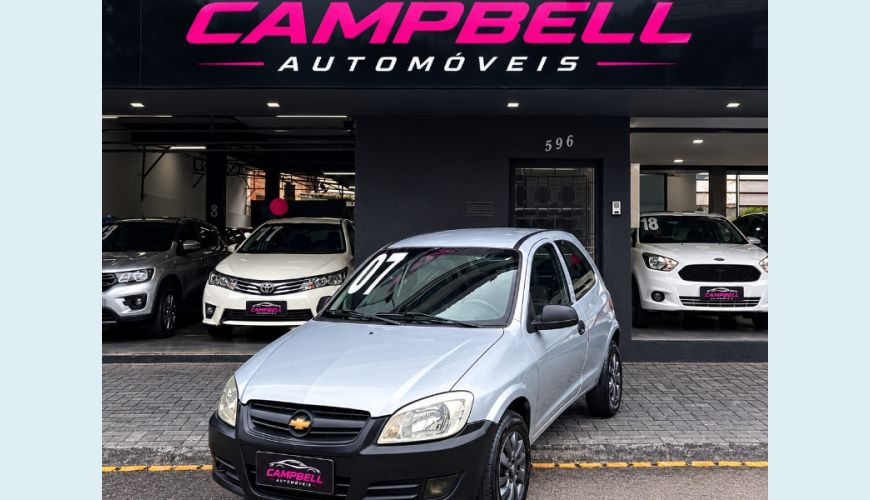 CHEVROLET CELTA LIFE 1.0 MPFI VHC 8V 3P - PRATA - 2007 Foto 3 (Grande)
