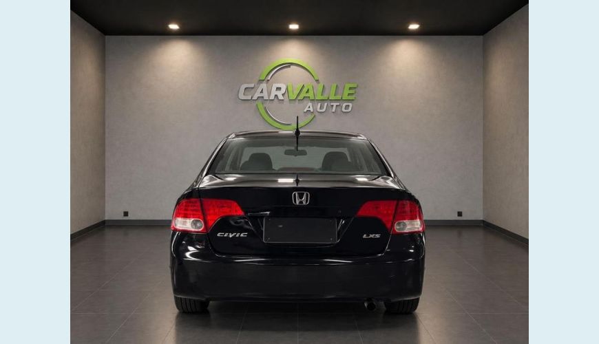 HONDA CIVIC 1.8 LXS 16V FLEX 4P MANUAL - PRETO - 2007 Foto 3 (Grande)
