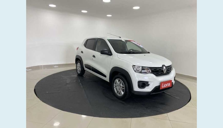 RENAULT KWID INTENSE 1.0 12V SCE FLEX - BRANCO - 2018 Foto 3 (Grande)