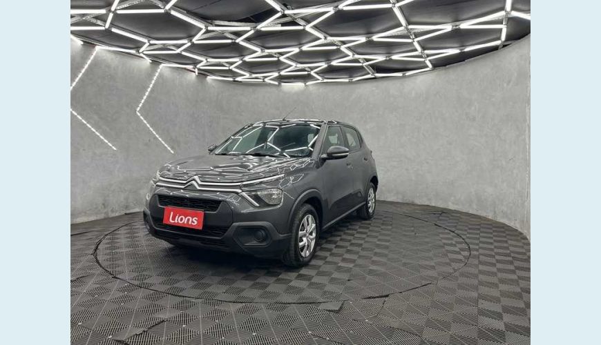 CITROËN C3 LIVE PACK 1.0 FLEX - CINZA - 2023 Foto 3 (Grande)