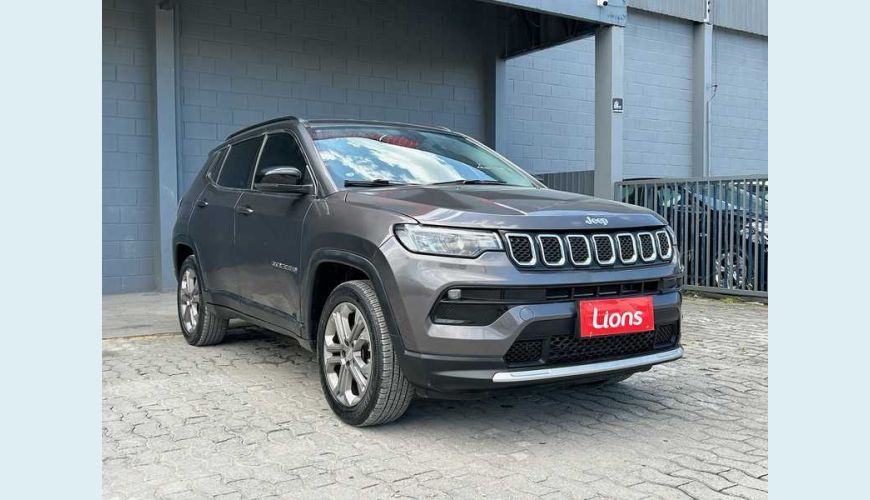 JEEP COMPASS LONGITUDE 1.3 T270 AUT. FLEX - CINZA - 2023 Foto 3 (Grande)