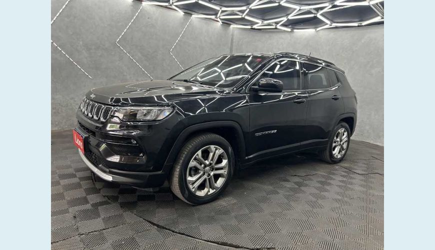 JEEP COMPASS LONGITUDE 1.3 T270 AUT. FLEX - PRETO - 2022 Foto 3 (Grande)