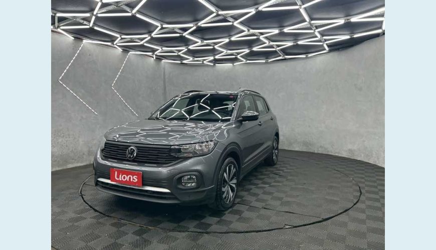 VOLKSWAGEN T-CROSS 1.0 200 TSI 12V AUT. FLEX - CINZA - 2024 Foto 3 (Grande)