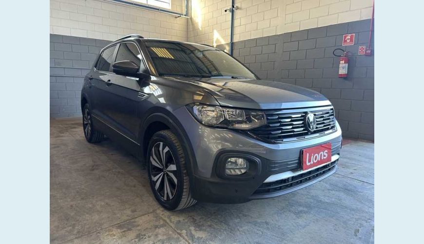 VOLKSWAGEN T-CROSS 1.0 200 TSI COMFORTLINE AUT. FLEX - CINZA - 2024 Foto 3 (Grande)