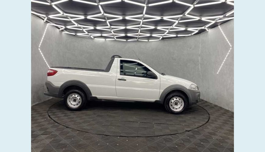 FIAT STRADA HARD WORKING 1.4 FLEX (CABINE ESTENDIDA) - BRANCO - 2019 Foto 3 (Grande)
