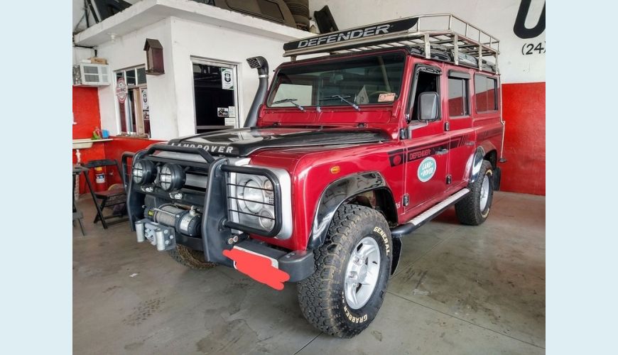 LAND ROVER DEFENDER DIESEL MANUAL 4P - VERMELHO - 2000 Foto 3 (Grande)