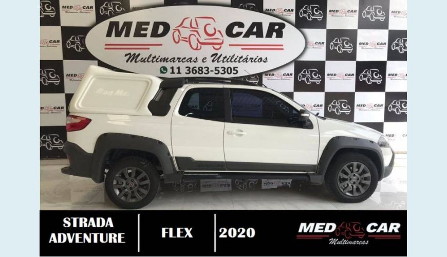 FIAT STRADA 1.8 MPI ADVENTURE CD 16V FLEX 3P MANUAL - BRANCO - 2020 Foto 4 (Grande)