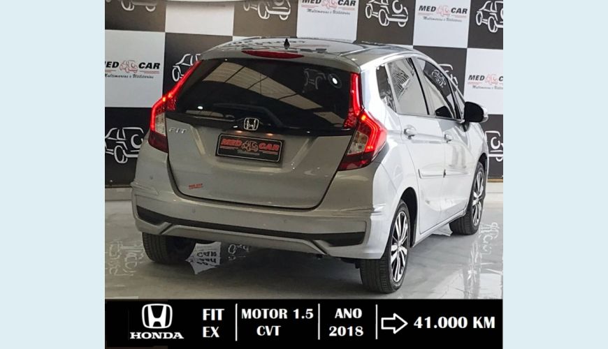 HONDA FIT 1.5 EX 16V FLEX 4P AUT. - CINZA - 2018 Foto 4 (Grande)