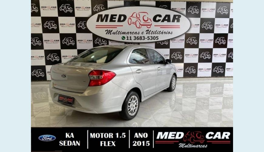 FORD KA 1.5 SIGMA FLEX SE MANUAL - PRATA - 2015 Foto 4 (Grande)