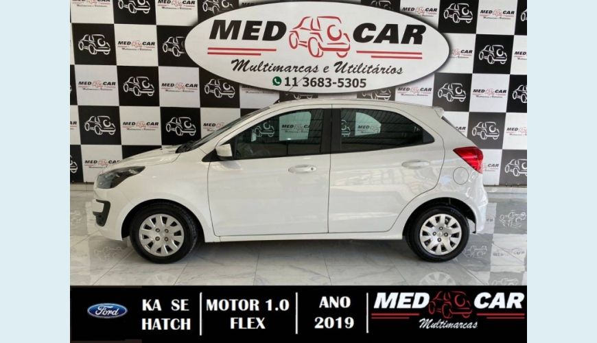 FORD KA 1.0 TI-VCT FLEX SE MANUAL - BRANCO - 2019 Foto 4 (Grande)