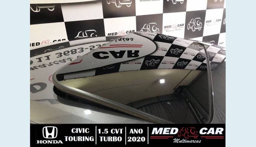 HONDA CIVIC 1.5 16V TURBO TOURING 4P CVT - AZUL - 2020 Foto 4 (Grande)