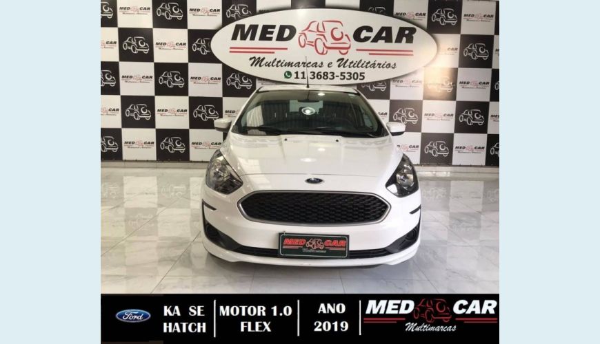 FORD KA 1.0 TI-VCT FLEX SE MANUAL - BRANCO - 2019 Foto 4 (Grande)