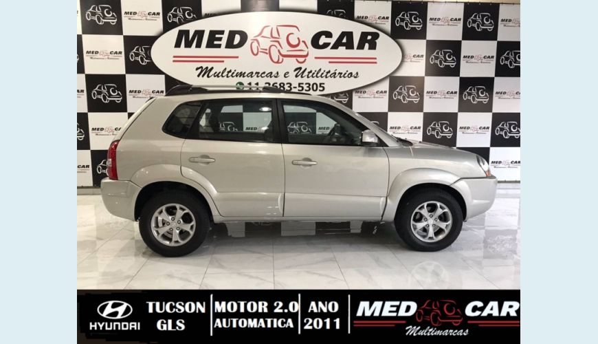 HYUNDAI TUCSON 2.0 MPFI GLS 16V 143CV 2WD 4P AUT. - PRATA - 2011 Foto 4 (Grande)