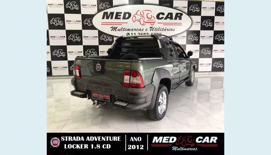 FIAT STRADA 1.8 MPI ADVENTURE LOCKER CD 16V FLEX 2P MANUAL - VERDE - 2012 Foto 4 (Grande)