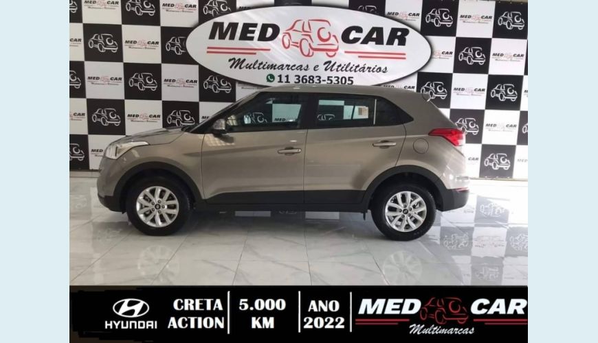 HYUNDAI CRETA 1.6 16V FLEX ACTION AUT. - BRANCO - 2022 Foto 4 (Grande)