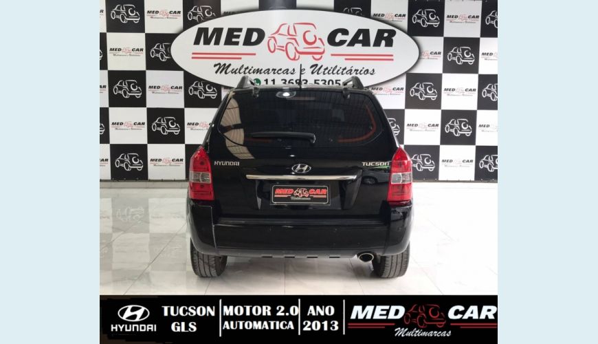 HYUNDAI TUCSON 2.0 MPFI GLS 16V 143CV 2WD 4P AUT. - PRETO - 2013 Foto 4 (Grande)