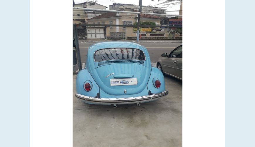 VOLKSWAGEN FUSCA 1.3 8V 2P MANUAL - AZUL - 1973 Foto 4 (Grande)
