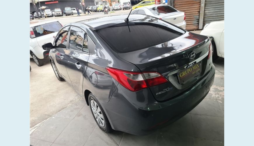 HYUNDAI HB 20S 1.0 COMFORT PLUS 12V FLEX 4P MANUAL - CINZA - 2015 Foto 4 (Grande)