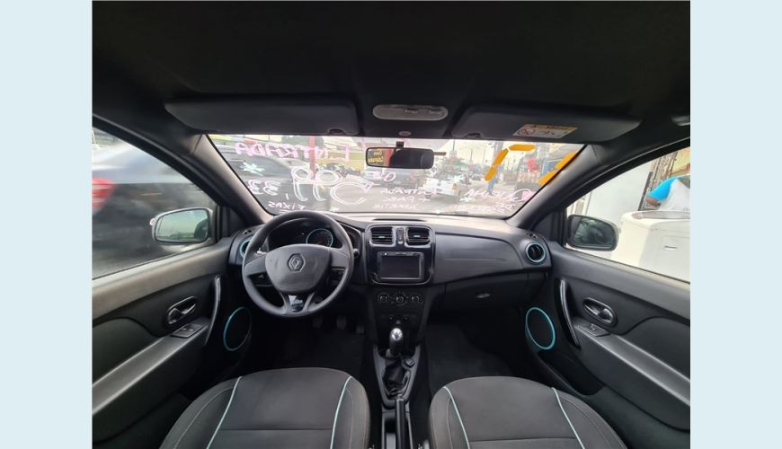 RENAULT SANDERO 1.0 EXPRESSION 16V FLEX 4P MANUAL - CINZA - 2017 Foto 4 (Grande)