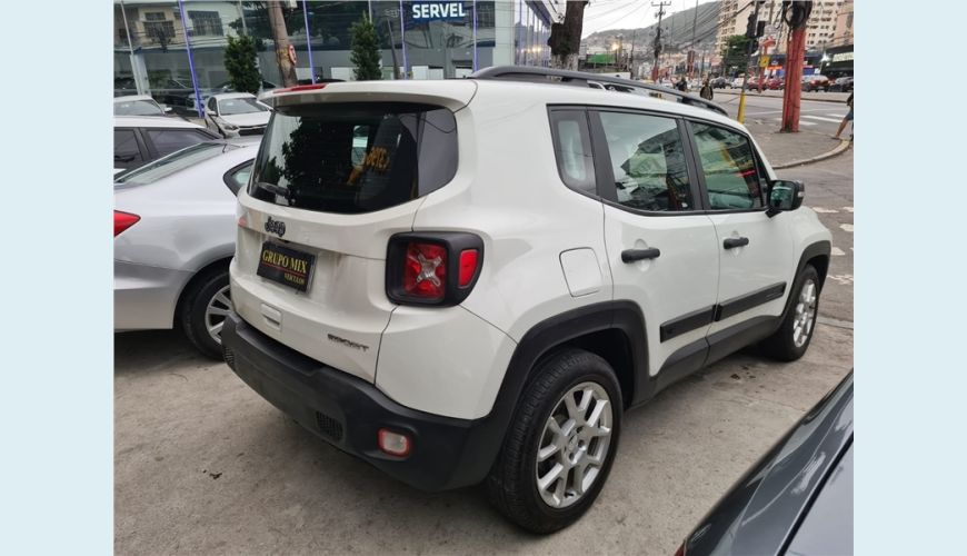 JEEP RENEGADE 1.8 16V FLEX SPORT 4P AUT. - BRANCO - 2019 Foto 4 (Grande)