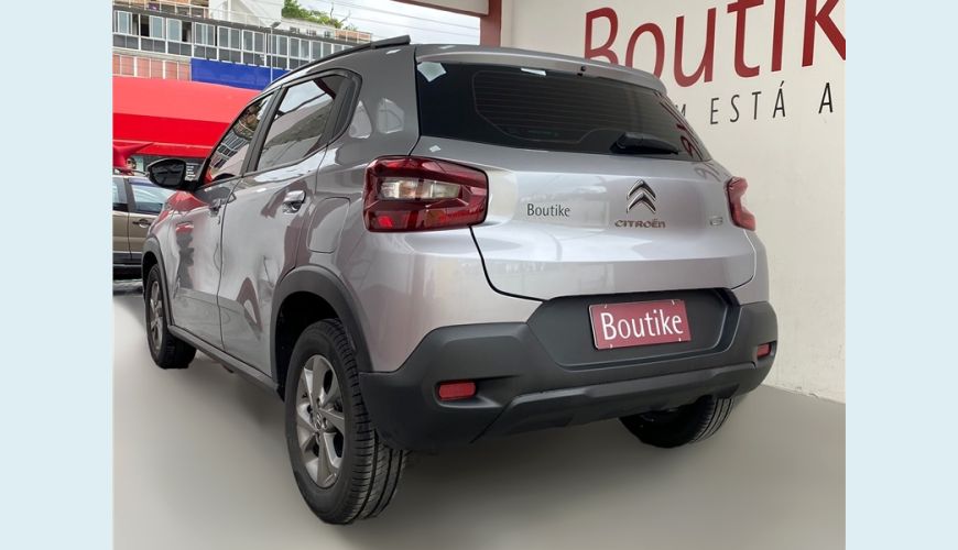 CITROËN C3 1.0 FIREFLY FLEX FEEL MANUAL - CINZA - 2023 Foto 4 (Grande)