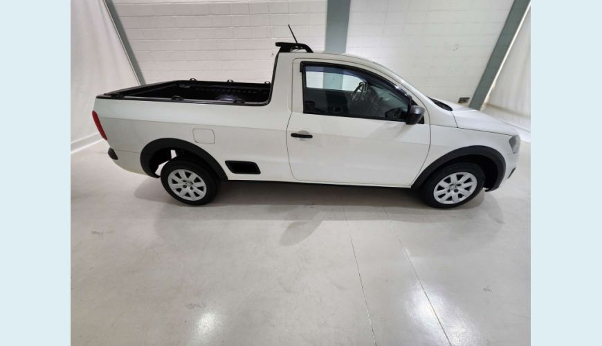 VOLKSWAGEN SAVEIRO 1.6 MI TRENDLINE CS 8V FLEX 2P MANUAL - BRANCO - 2016 Foto 4 (Grande)