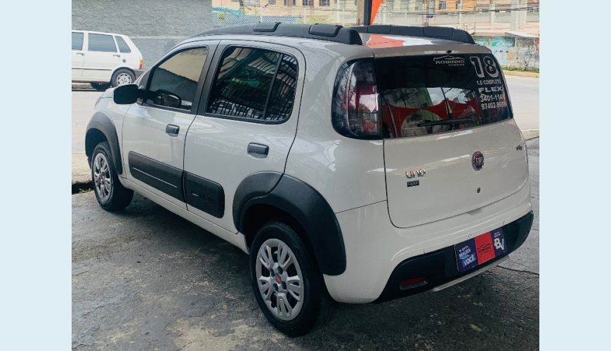 FIAT UNO WAY 1.0 FLEX 6V 5P - BRANCO - 2018 Foto 4 (Grande)