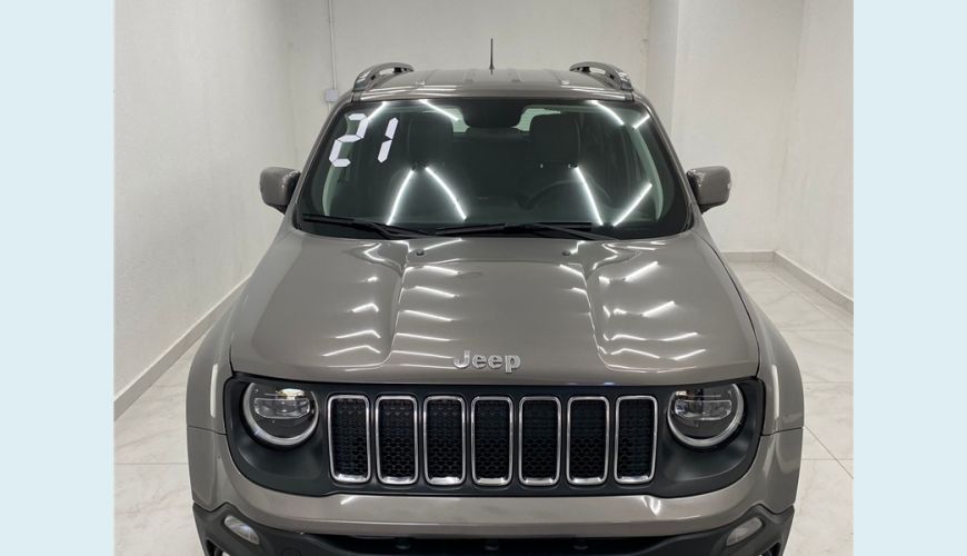 JEEP RENEGADE 1.8 16V FLEX LONGITUDE 4P AUT. - CINZA - 2021 Foto 4 (Grande)