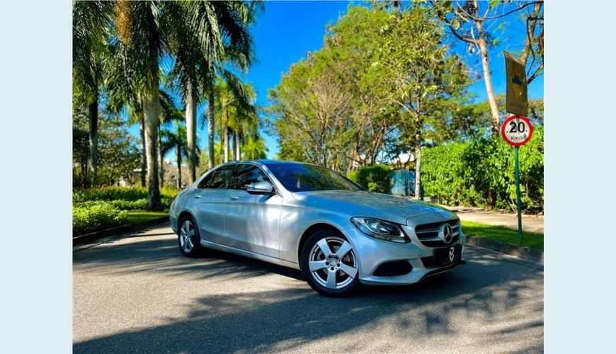 MERCEDES-BENZ C 180 1.6 CGI AVANTGARDE 16V TURBO 4P AUT. - PRATA - 2016 Foto 4 (Grande)