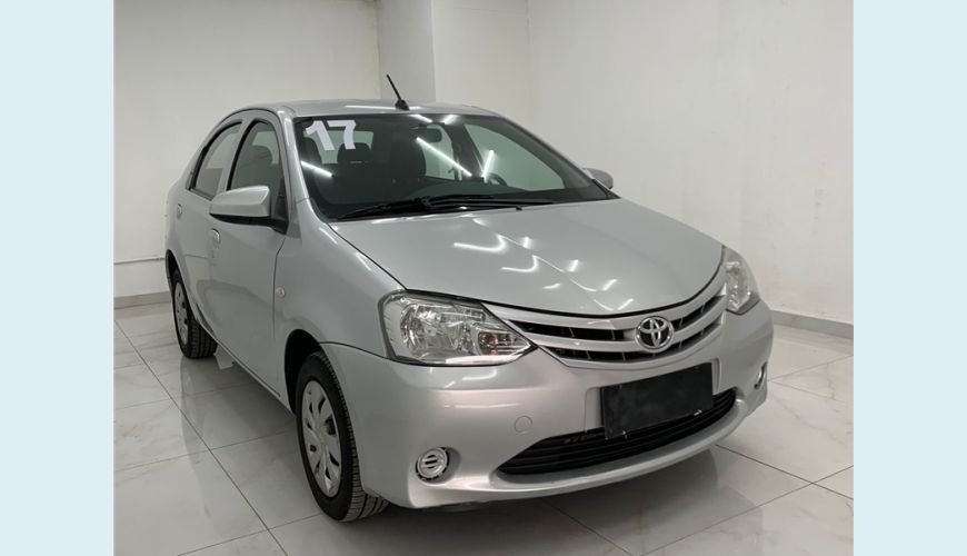 TOYOTA ETIOS 1.5 X SEDAN 16V FLEX 4P MANUAL - PRATA - 2017 Foto 4 (Grande)