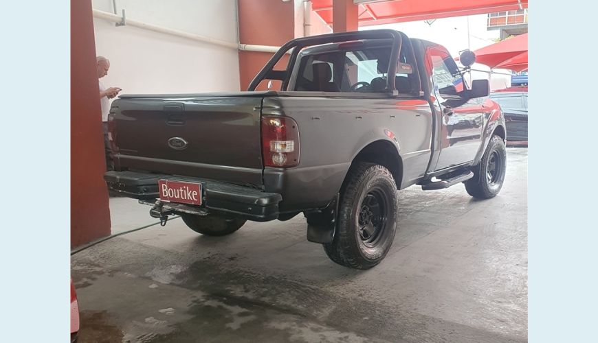 FORD RANGER 3.0 XL 4X4 CS TURBO ELECTRONIC DIESEL 2P MANUAL - CINZA - 2010 Foto 4 (Grande)