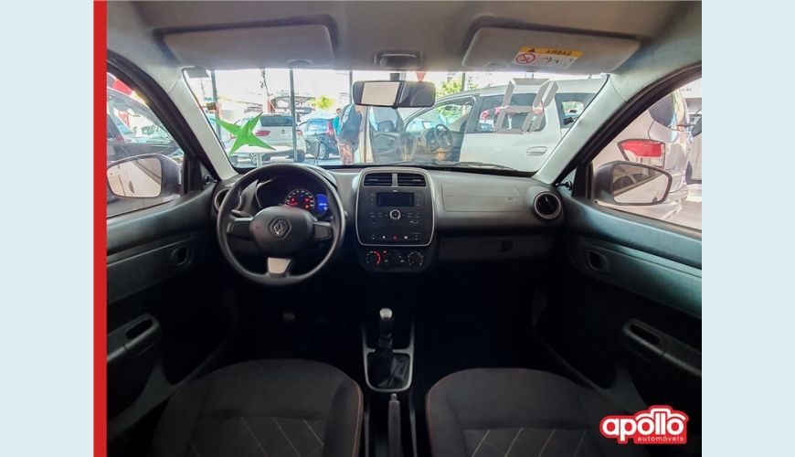 RENAULT KWID 1.0 12V SCE FLEX ZEN MANUAL - BRANCO - 2018 Foto 4 (Grande)