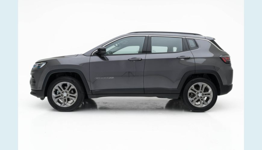 JEEP COMPASS 1.3 T270 TURBO FLEX LONGITUDE AT6 - CINZA - 2023 Foto 4 (Grande)