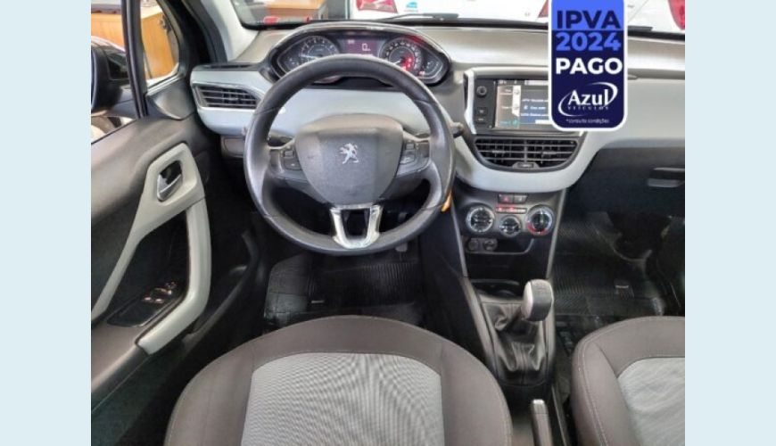 PEUGEOT 208 1.5 ALLURE 8V FLEX 4P MANUAL - PRETO - 2014 Foto 4 (Grande)