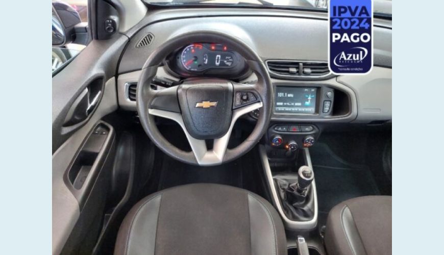 CHEVROLET ONIX 1.0 MPFI LT 8V FLEX 4P MANUAL - PRETO - 2019 Foto 4 (Grande)