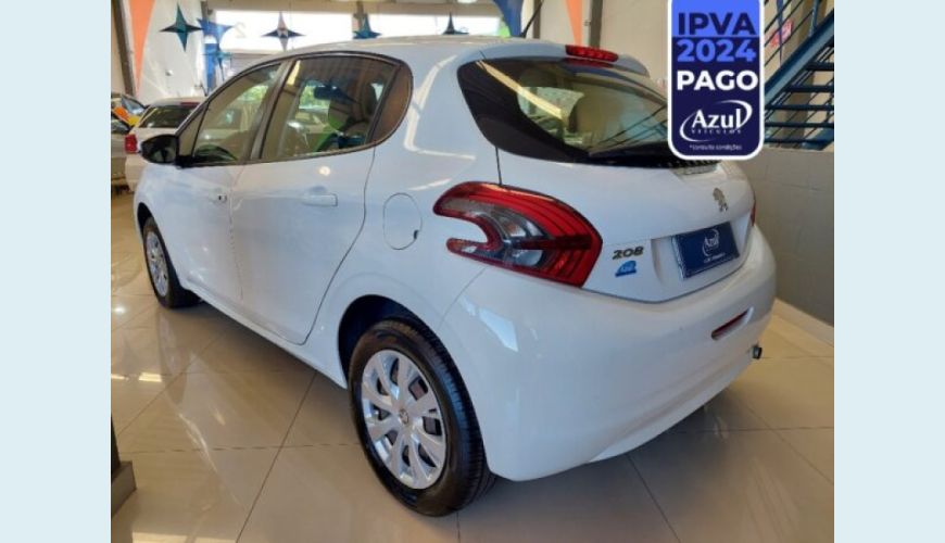 PEUGEOT 208 1.2 ACTIVE 12V FLEX 4P MANUAL - BRANCO - 2018 Foto 4 (Grande)