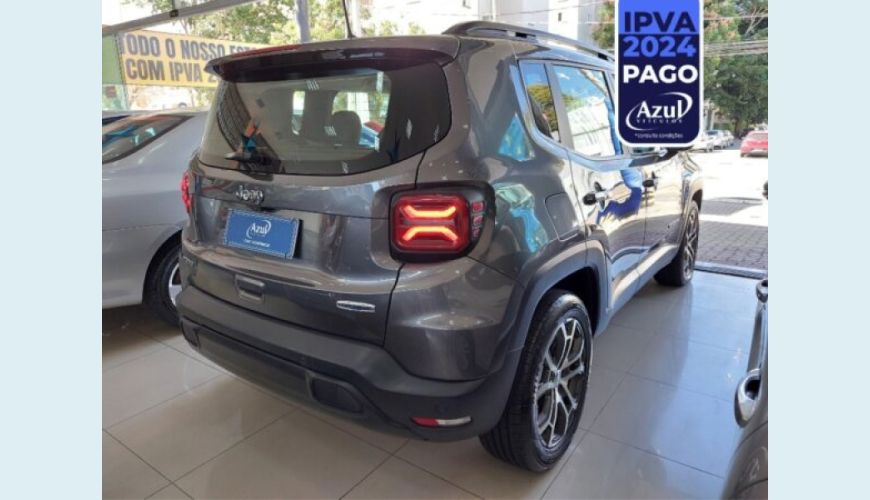 JEEP RENEGADE 1.3 T270 TURBO FLEX LONGITUDE AT6 - CINZA - 2022 Foto 4 (Grande)