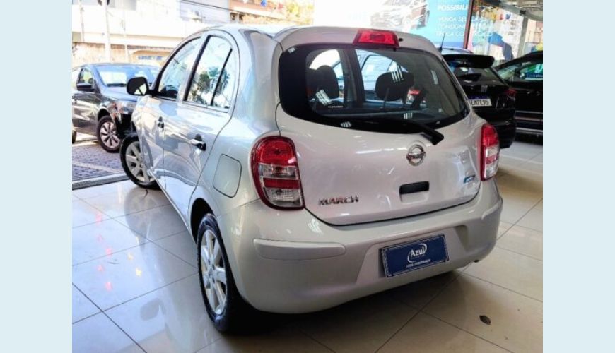NISSAN MARCH 1.0 S 16V FLEX 4P MANUAL - PRATA - 2013 Foto 4 (Grande)