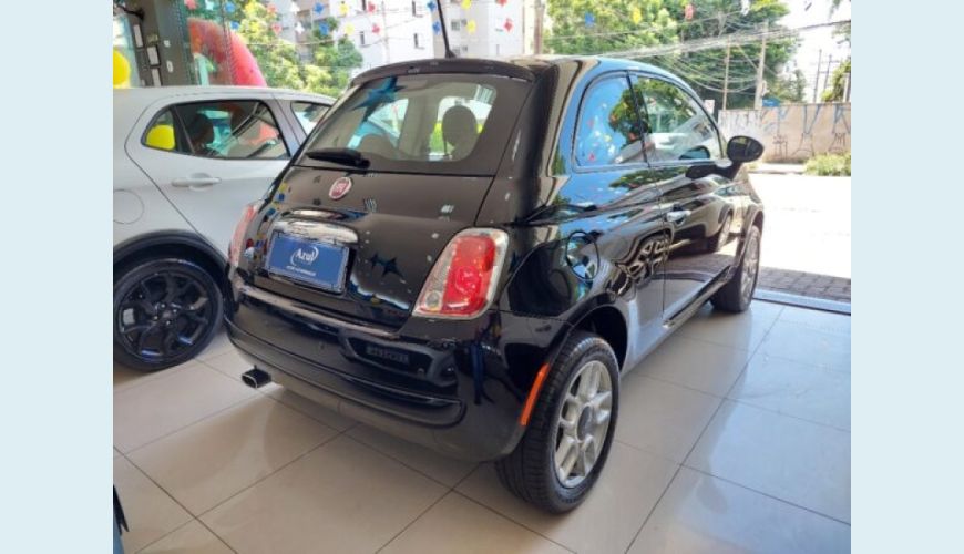 FIAT 500 1.4 CULT 8V FLEX 2P AUT. - PRETO - 2015 Foto 4 (Grande)