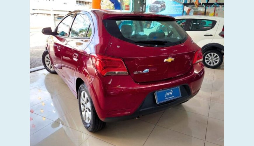 CHEVROLET ONIX 1.0 MPFI LT 8V FLEX 4P MANUAL - VERMELHO - 2019 Foto 4 (Grande)