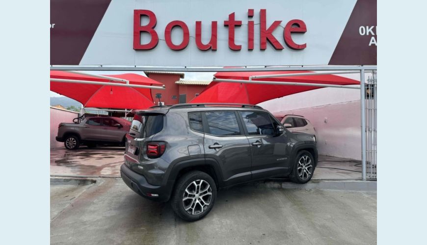 JEEP RENEGADE 1.3 T270 TURBO FLEX LONGITUDE AT6 - CINZA - 2022 Foto 4 (Grande)
