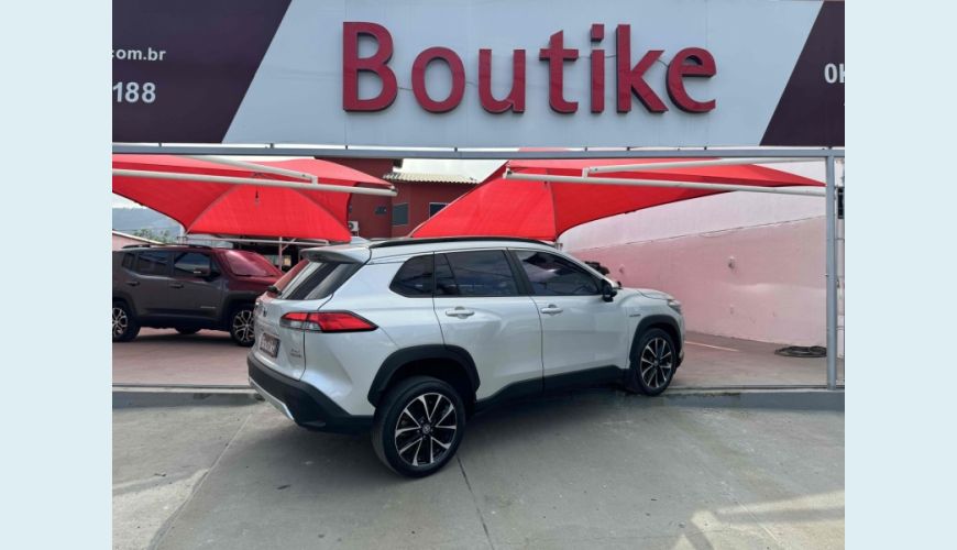 TOYOTA COROLLA CROSS 1.8 VVT-I HYBRID FLEX XRX CVT - PRATA - 2023 Foto 4 (Grande)