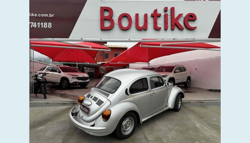 VOLKSWAGEN FUSCA 1.6 8V 2P MANUAL - PRATA - 1996 Foto 4 (Grande)