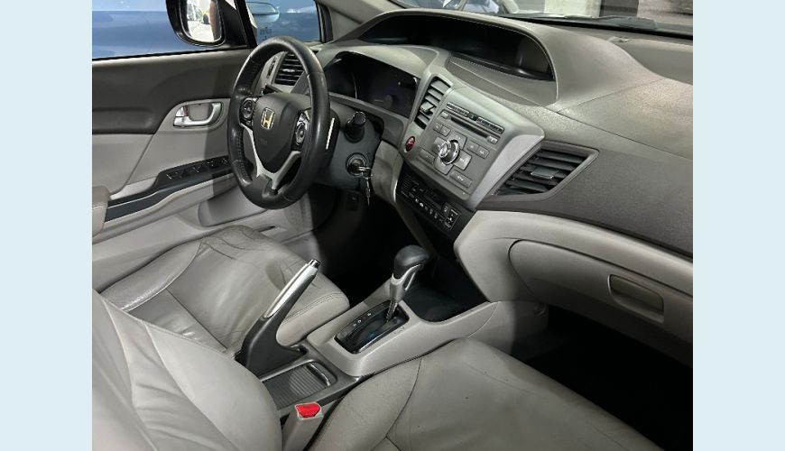 HONDA CIVIC SED. LXL/ LXL SE 1.8 FLEX 16V AUT. - PRATA - 2013 Foto 4 (Grande)
