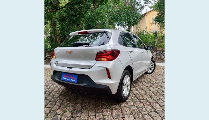 CHEVROLET ONIX LT2 1.0 FLEX MANUAL - PRATA - 2023 Foto 4 (Grande)